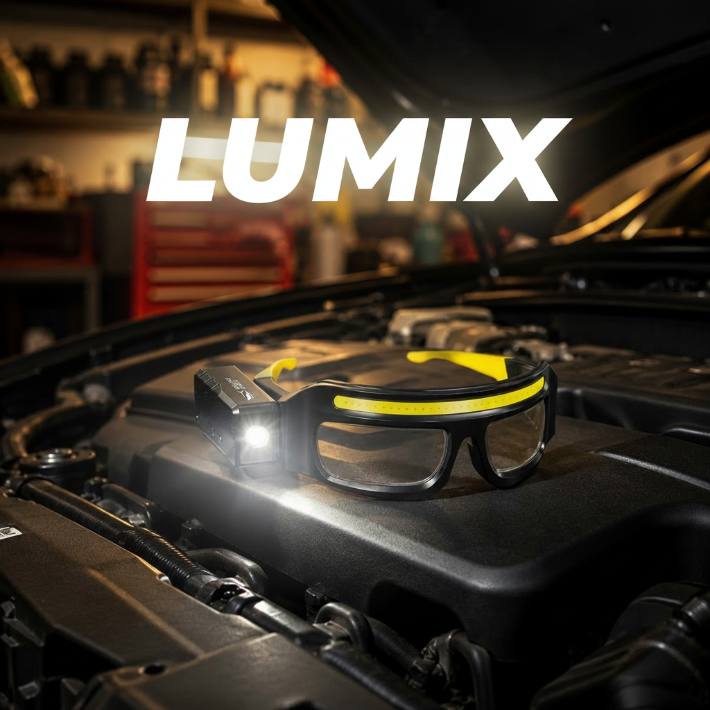 LUMIX™ NightVision Pro – Inteligentne Okulary LED 2w1