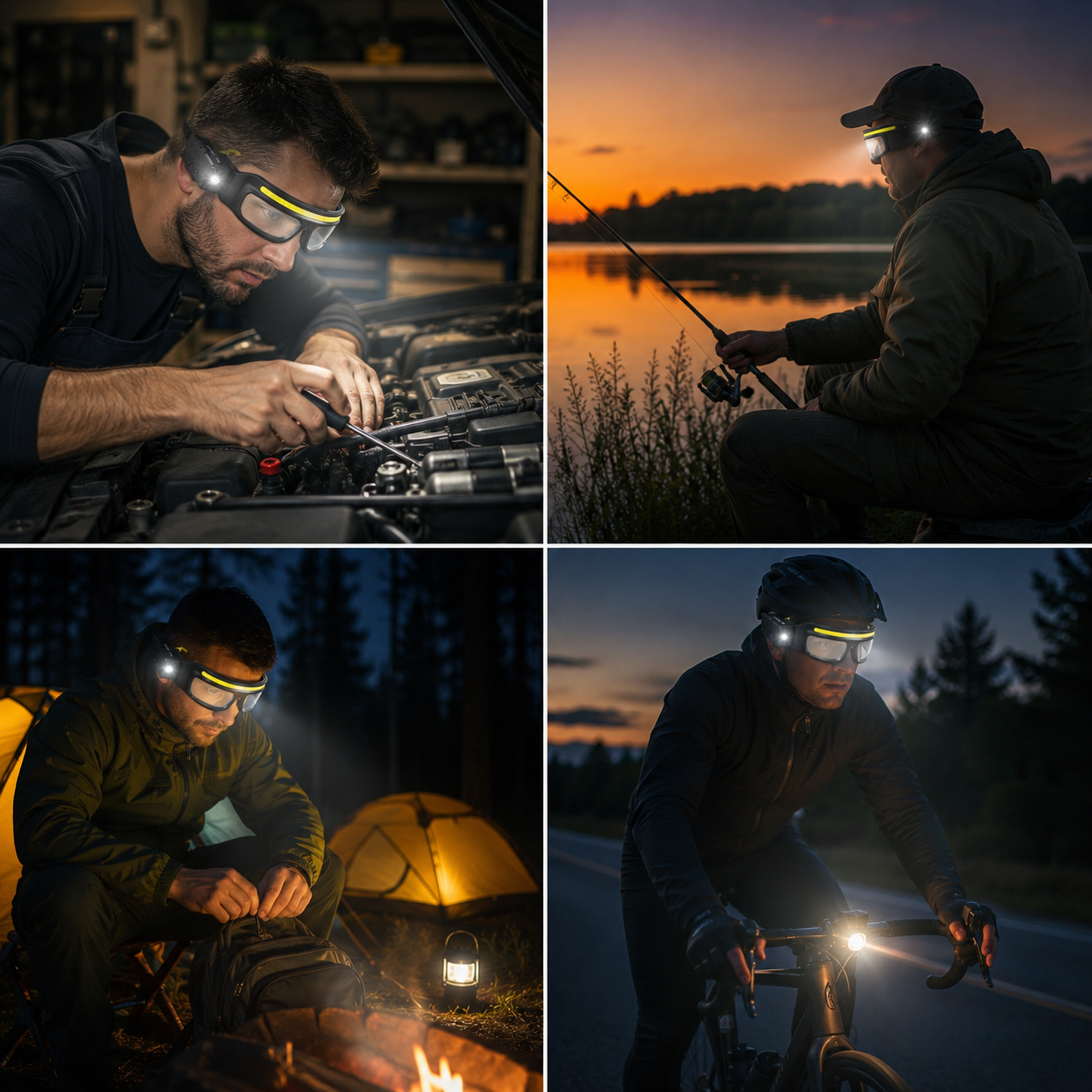 LUMIX™ NightVision Pro – Inteligentne Okulary LED 2w1